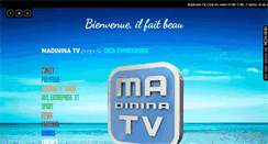 Desktop Screenshot of madininatv.com